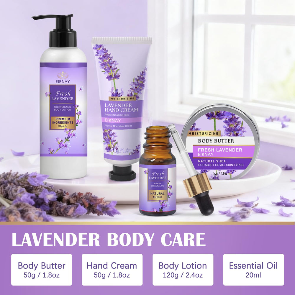 EIRNAY shower gel bottle pour—refreshing cleanse with relaxing notes
