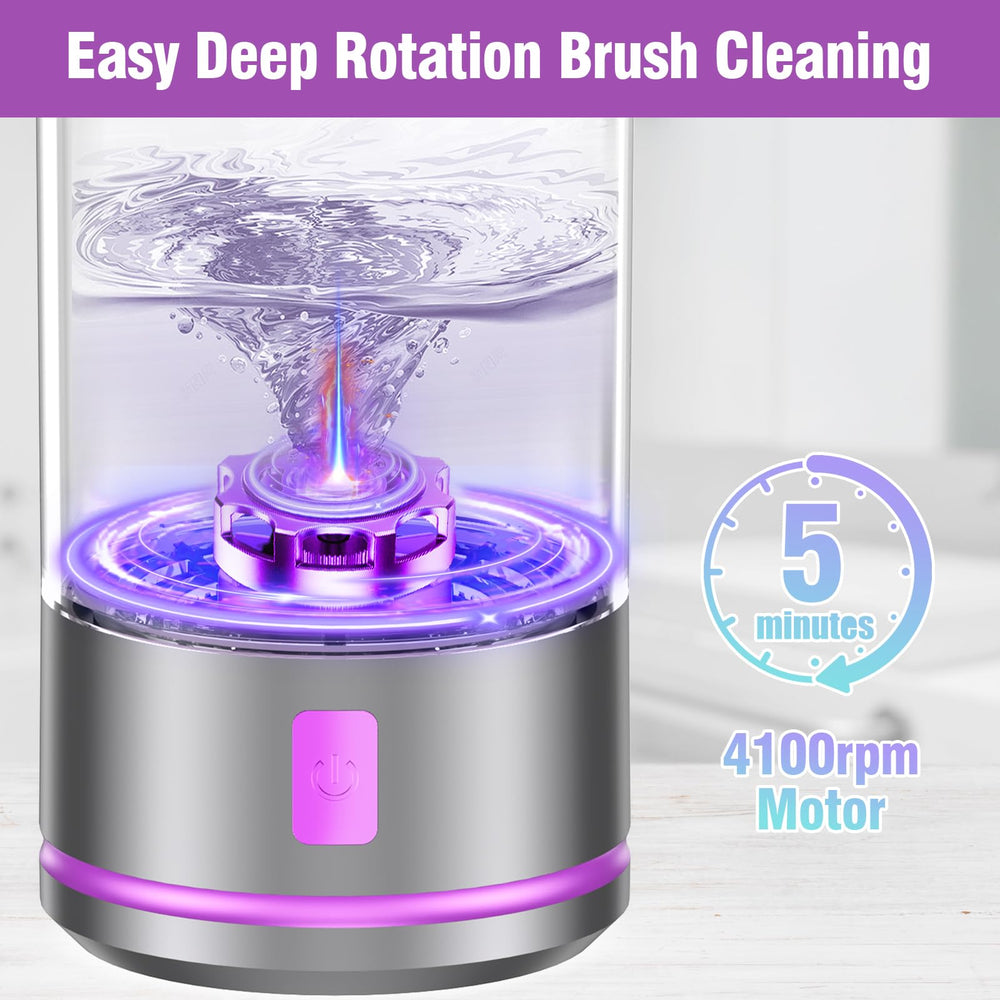 EITABEL 7000rpm action for deep cleaning brushes and sponges.
