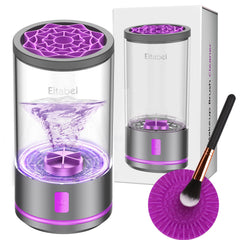 EITABEL makeup brush cleaner in compact design for easy storage.