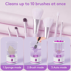 EITABEL rechargeable brush washer used cordless for convenience.