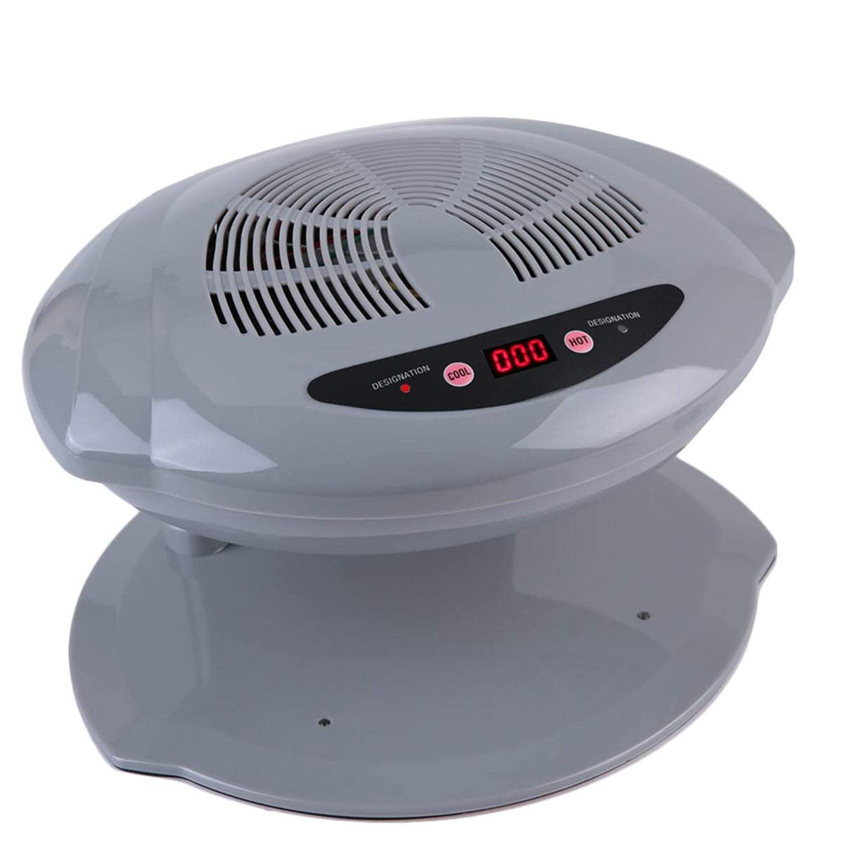 Ejoyous air nail dryer front view showing spacious interior for hands and feet