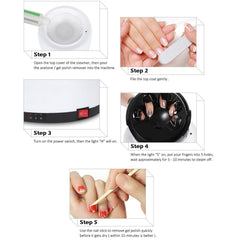 Ejoyous one-key operation simplifies gel polish removal
