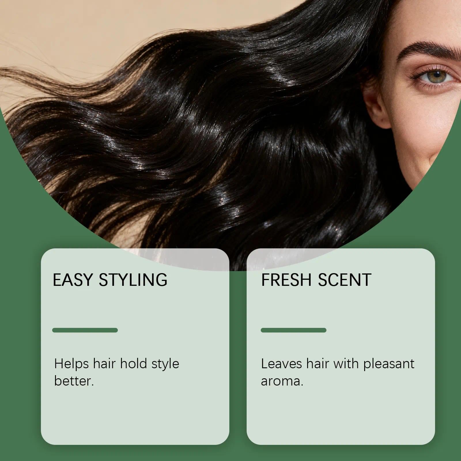 ekxzvg Organic Rosemary Hair Growth Shampoo bottle pour signals refreshing cleanse.