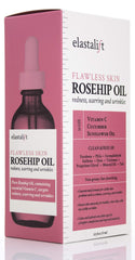 Elastalift rosehip oil after use showing glow and even complexion