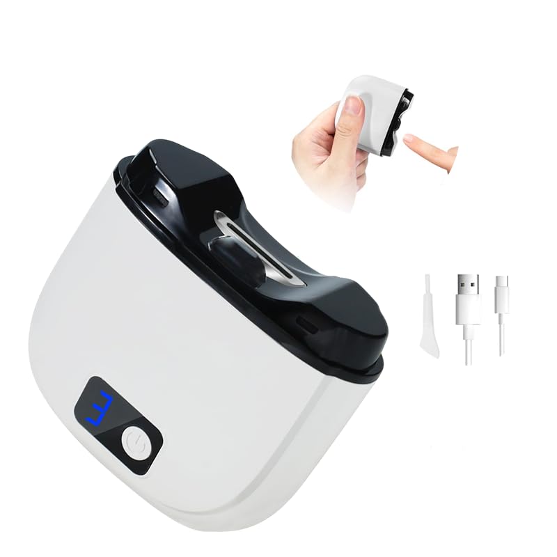 Electric Nail Clipper with LED light for precise trimming in dim rooms