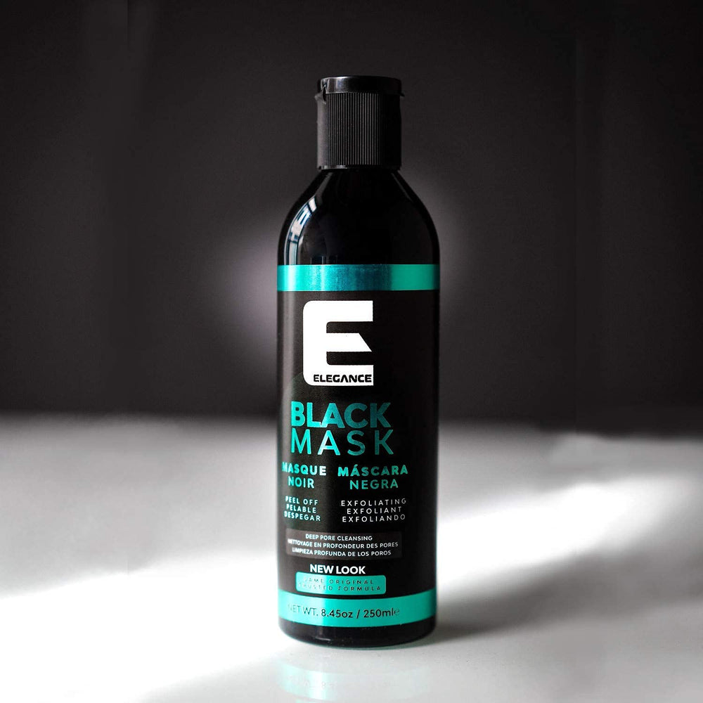 Peel-off action of Elegance Purifying Black Mask in use.