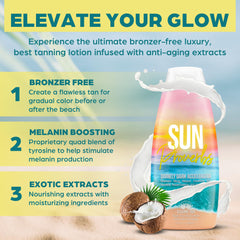 Elegant Sun Sun Proverbs indoors application scene for convenient tanning