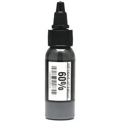 Element Tattoo Supply light gray ink bottle closeup for subtle highlights.