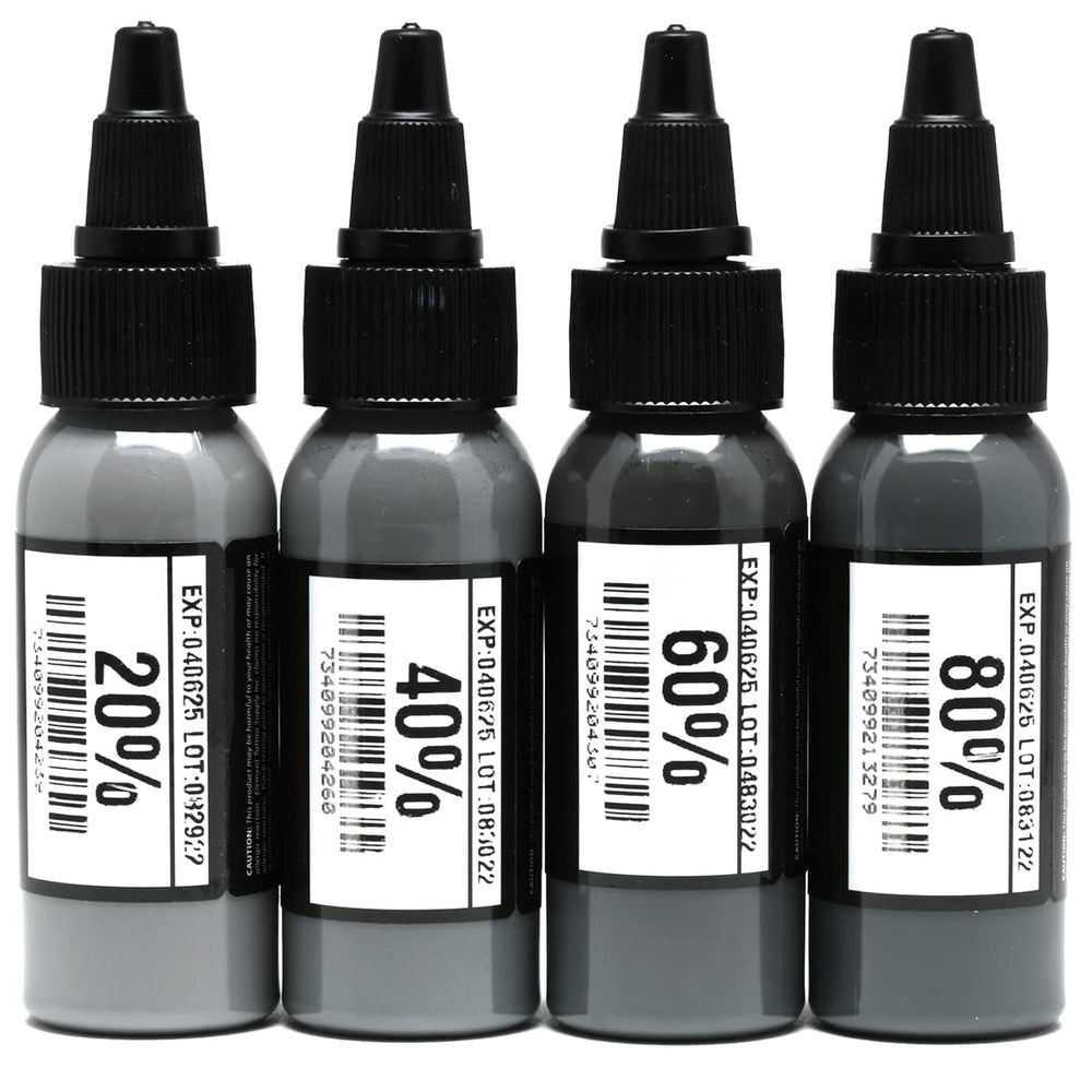 Element Tattoo Supply USA made tattoo ink collection closeup for professional studios.