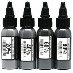 Element Tattoo Supply USA made tattoo ink collection closeup for professional studios.