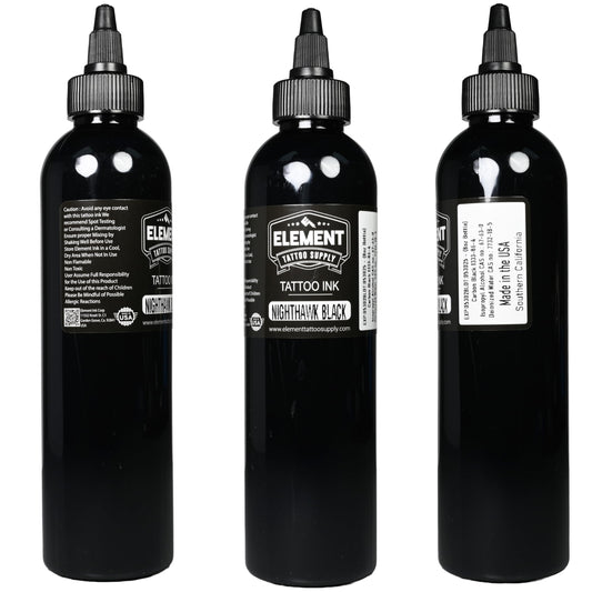 Element Tattoo Supply white ink 8oz bottle for bright highlights and high contrast