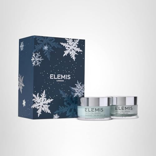Elemis logo on luxurious packaging for premium skincare.