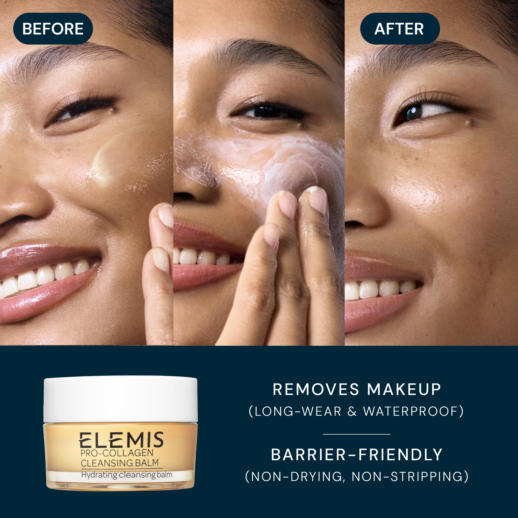CLOSE-UP of the cleansing balm texture by ELEMIS
