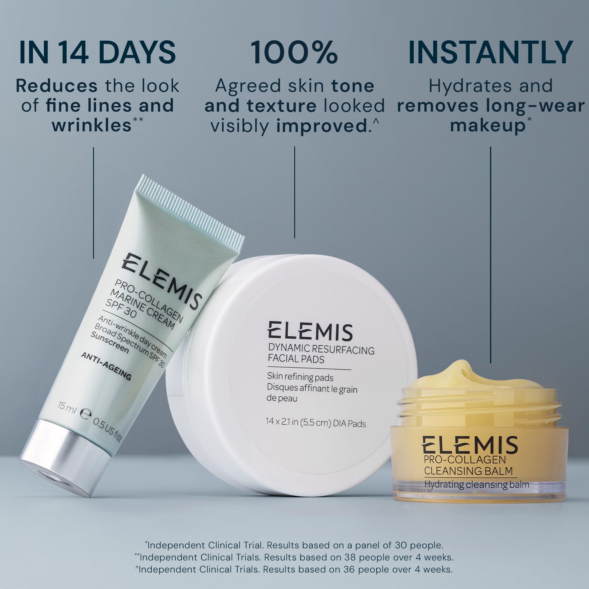 ELEMIS Dynamic Resurfacing Pads mini pack for light exfoliation while traveling