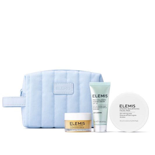 ELEMIS Healthy Skin Travel Set packaging shown for on-the-go beauty routine