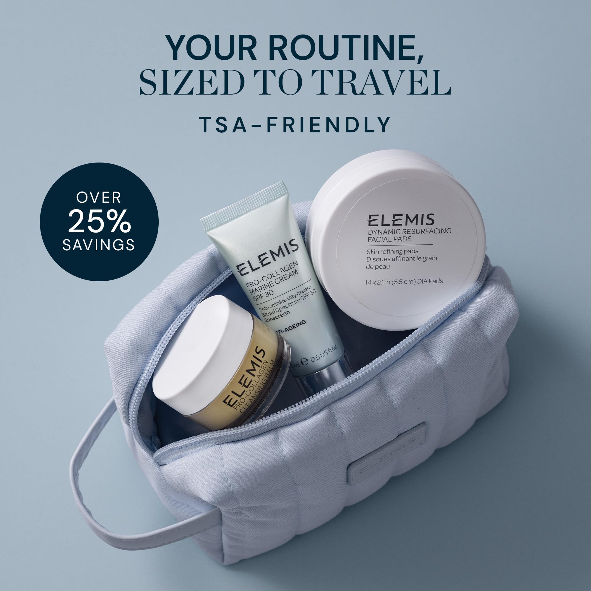 ELEMIS Marine Cream SPF 30 mini tube providing daytime hydration and sun protection