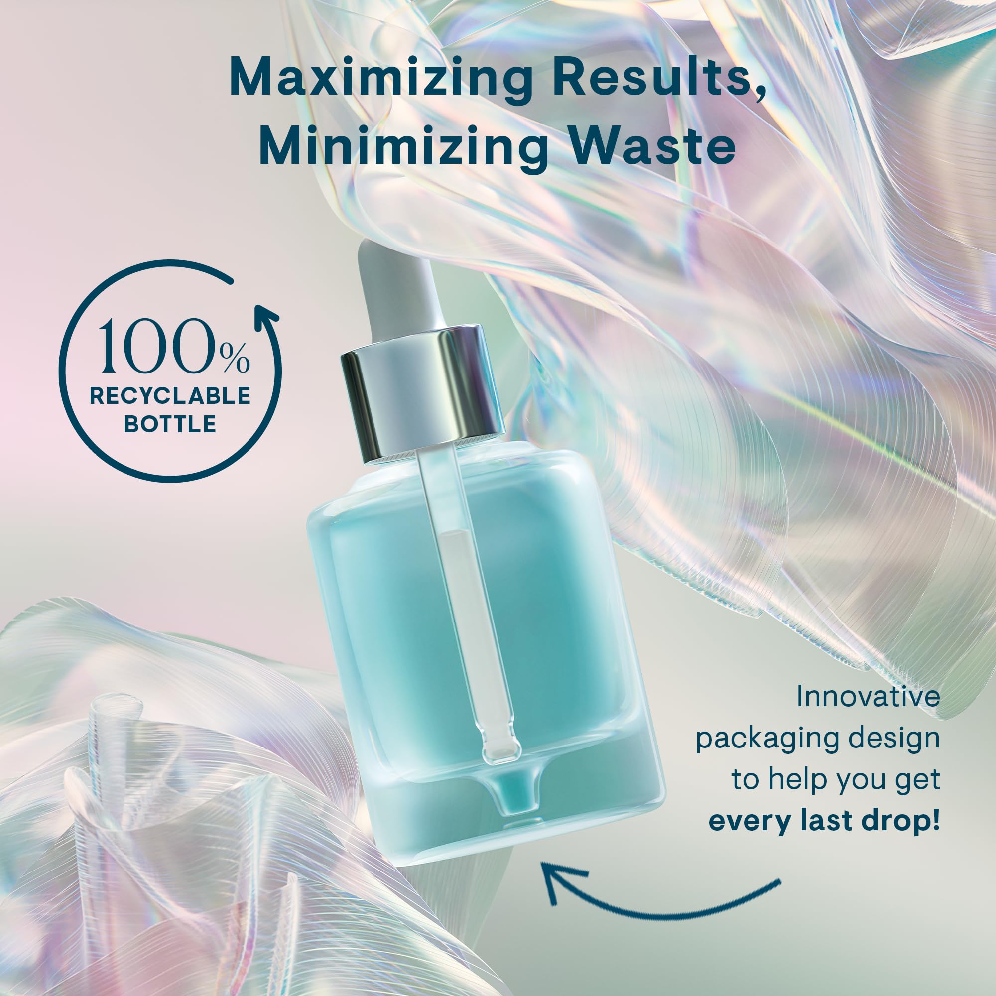 Elemis serum close-up highlighting silky texture and fast absorption.