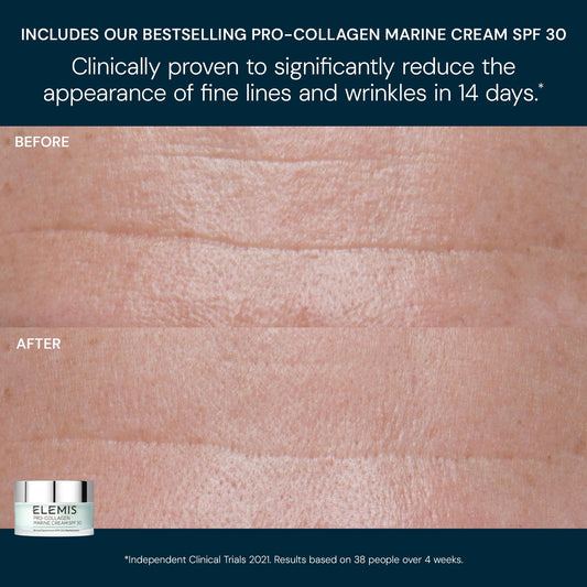 Elemis Pro-Collagen Marine Cream SPF30 tube for daily hydration.