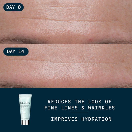 Elemis Pro-Collagen Marine Cream SPF 30 on vanity display with a natural glow.