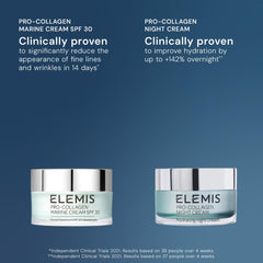 Elemis Pro-Collagen Night Cream jar with rich nourishment.