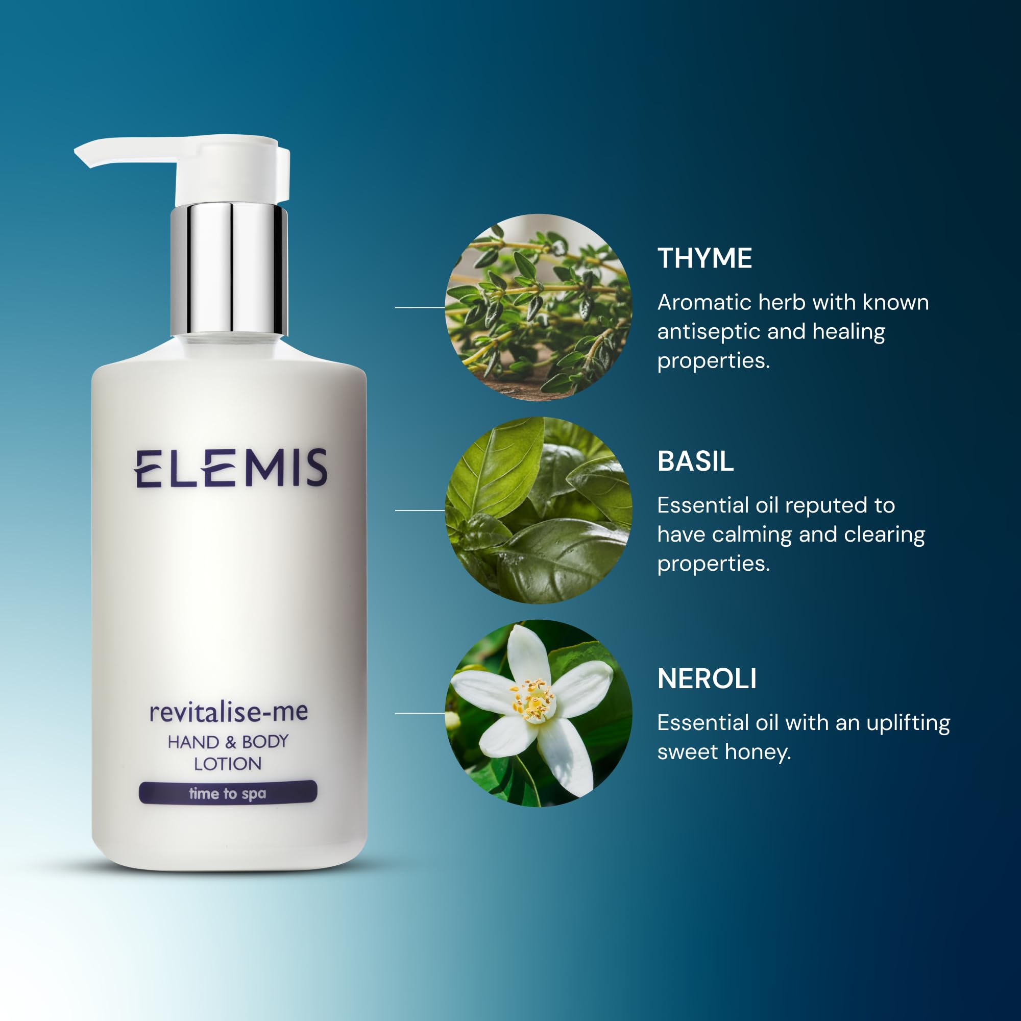 Elemis Revitalise-Me hand-body lotion silky-skin appearance suggests a smooth finish.