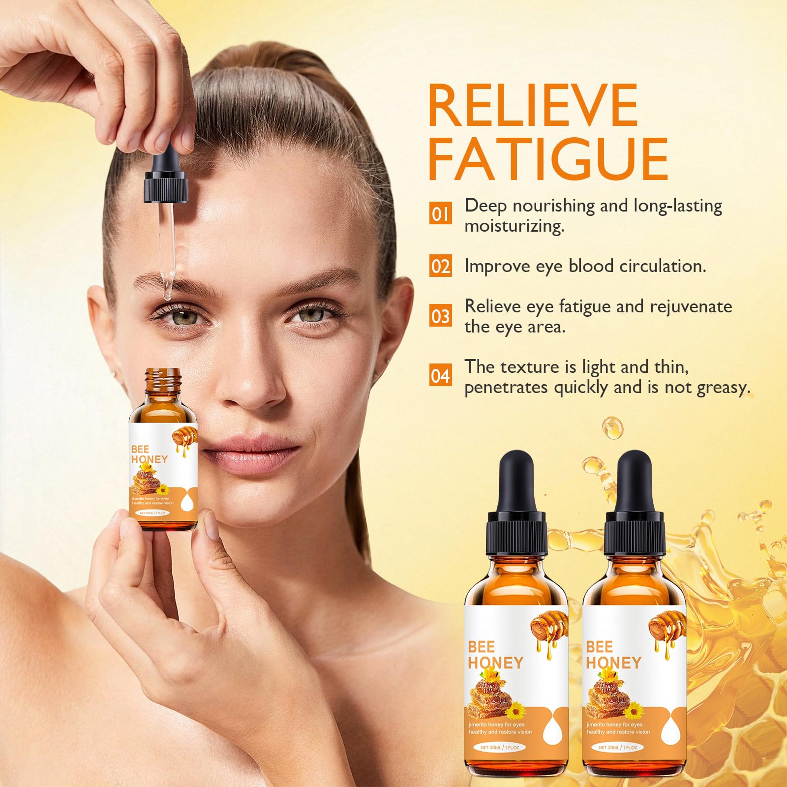 Elesysy Honey Eye Care travel-size pack invites quick refresh on the go.