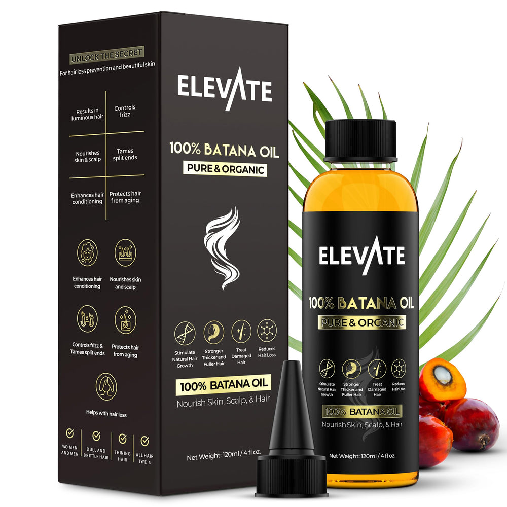 Elevate Batana Oil comes in a convenient 4oz bottle.