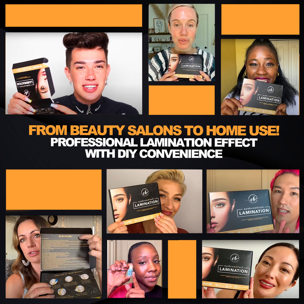Elevate the Beauty brow lamination in-use demonstrates lifted arches