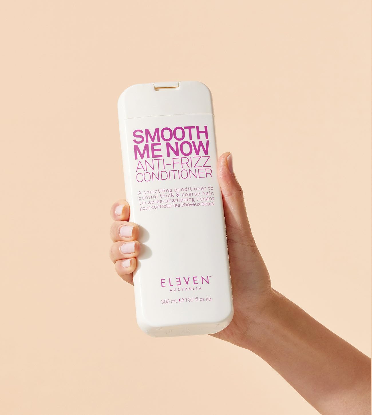 ELEVEN AUSTRALIA Smooth Me Now conditioner pump close-up for easy dispensing