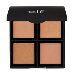 e.l.f. Bronzer Palette Bronzed Beauty front view showing a customizable sun-kissed glow