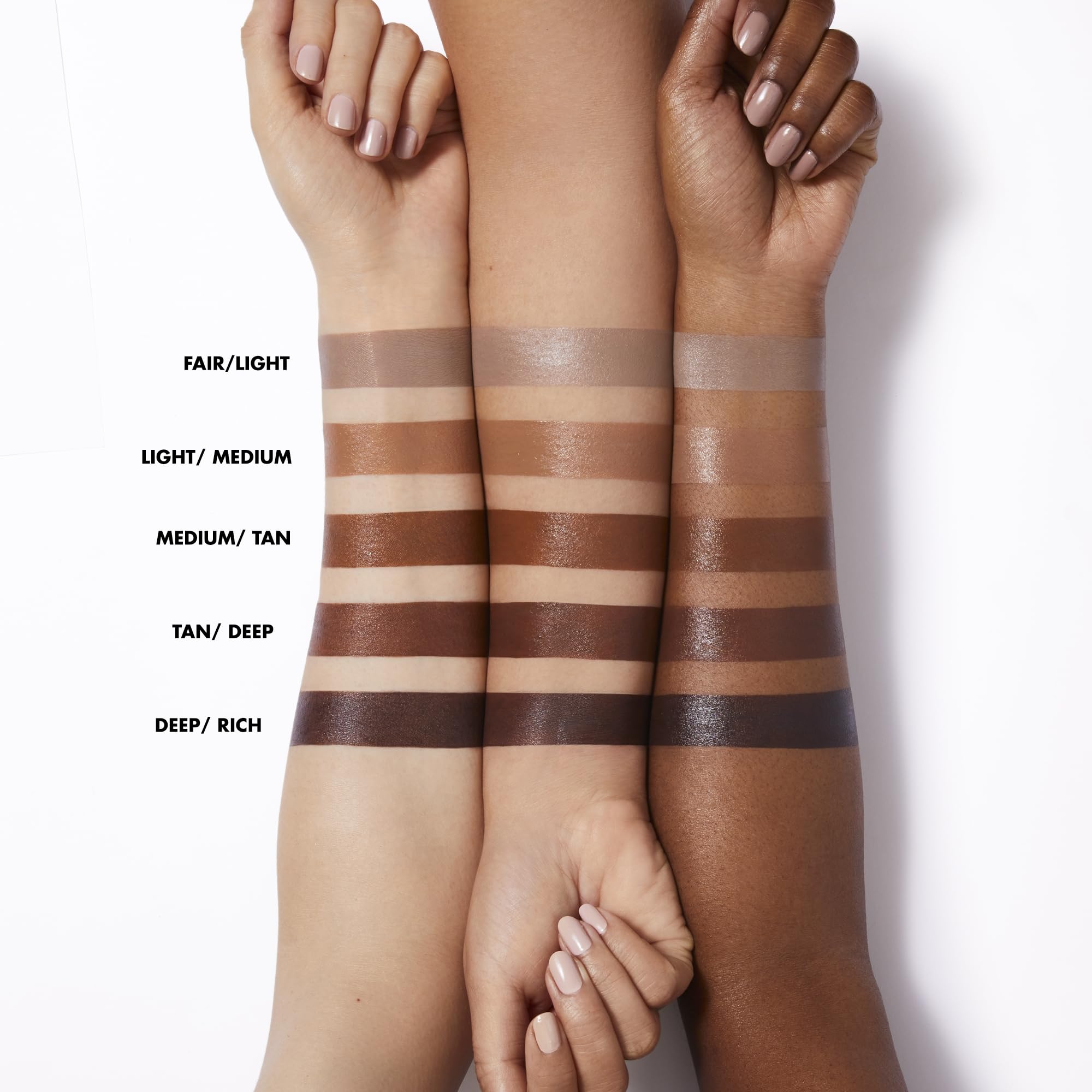 Halo Glow Contour Wand blends on cheekbone for radiant definition