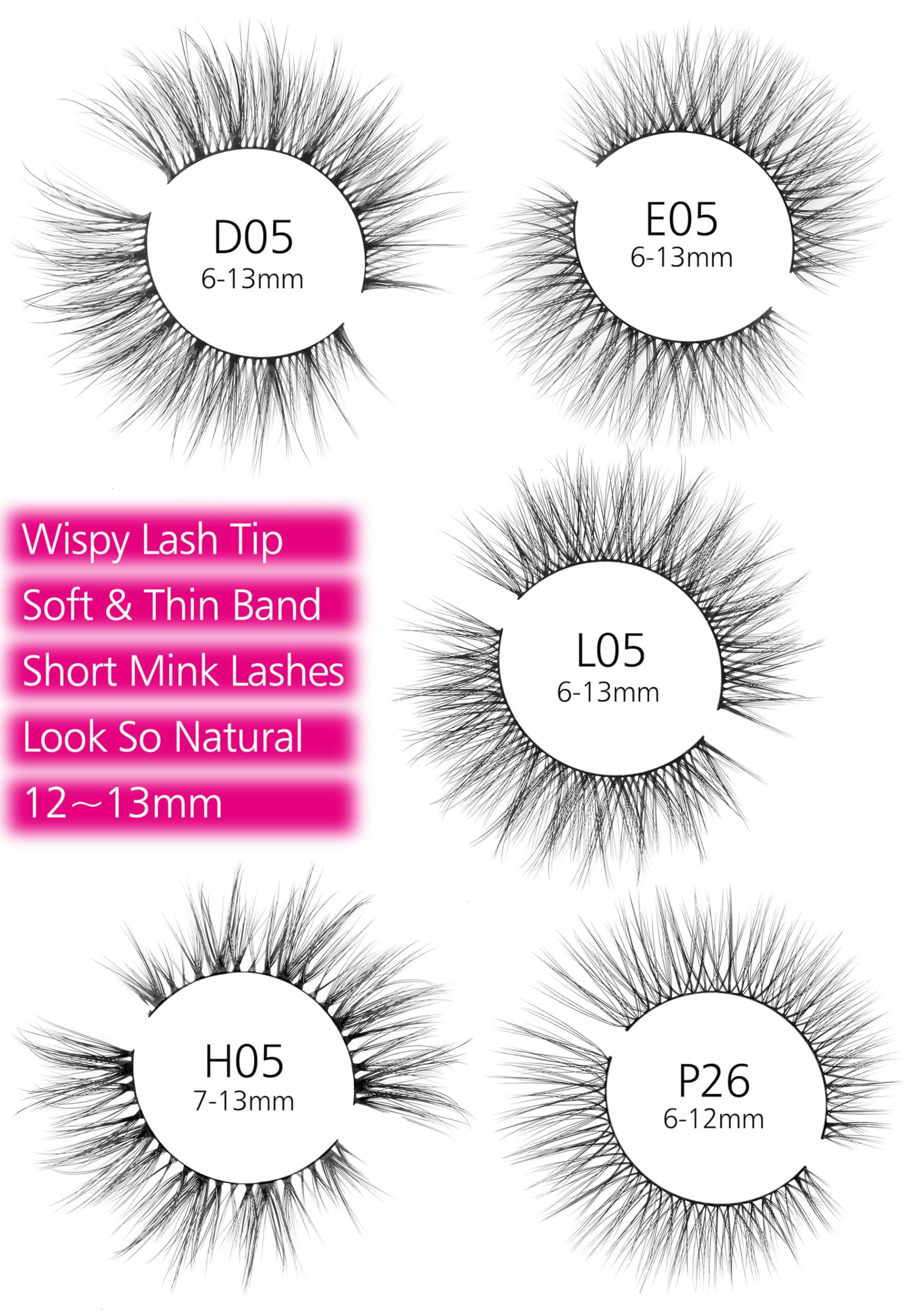 Eliace soft-band lashes deliver easy application and gentle wear
