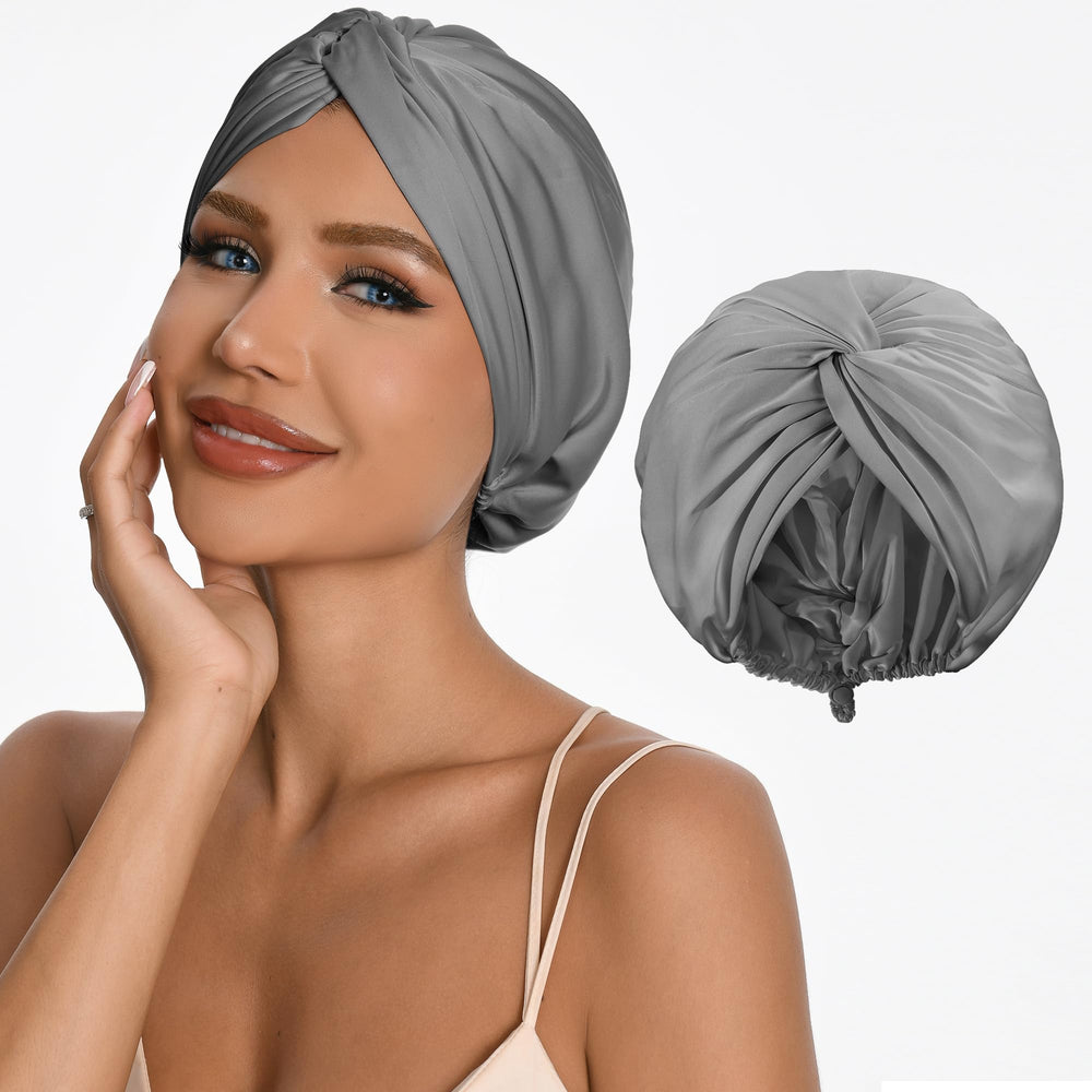 ELIO adjustable back-clasp bonnet for a comfortable, no-mark fit.