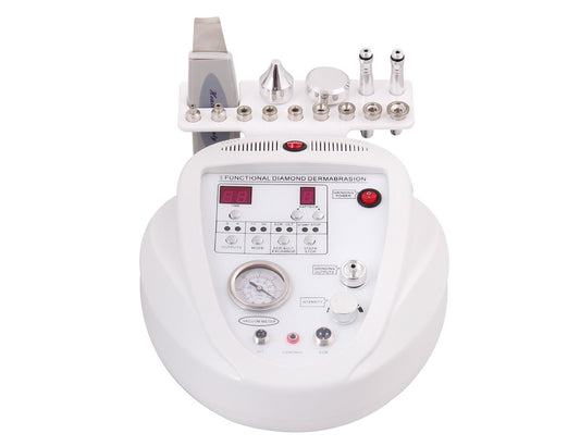 Elitzia 3-in-1 dermabrasion scrubber front view supports practical at-home care.