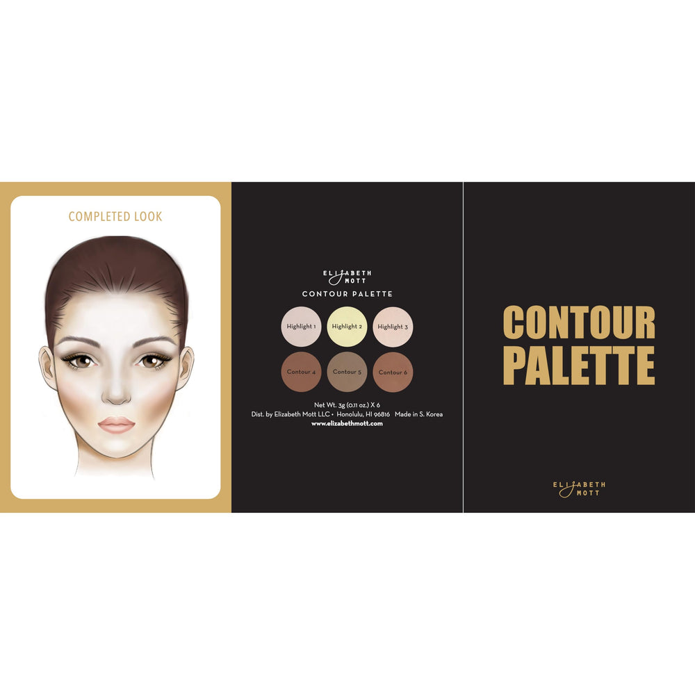 Elizabeth Mott palette packaging highlights cruelty-free and paraben-free makeup options