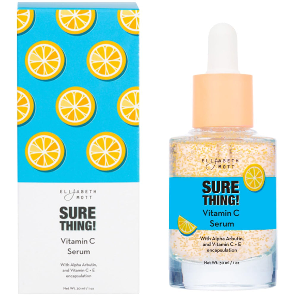 Elizabeth Mott Sure Thing Vitamin C Serum bottle brightening potential
