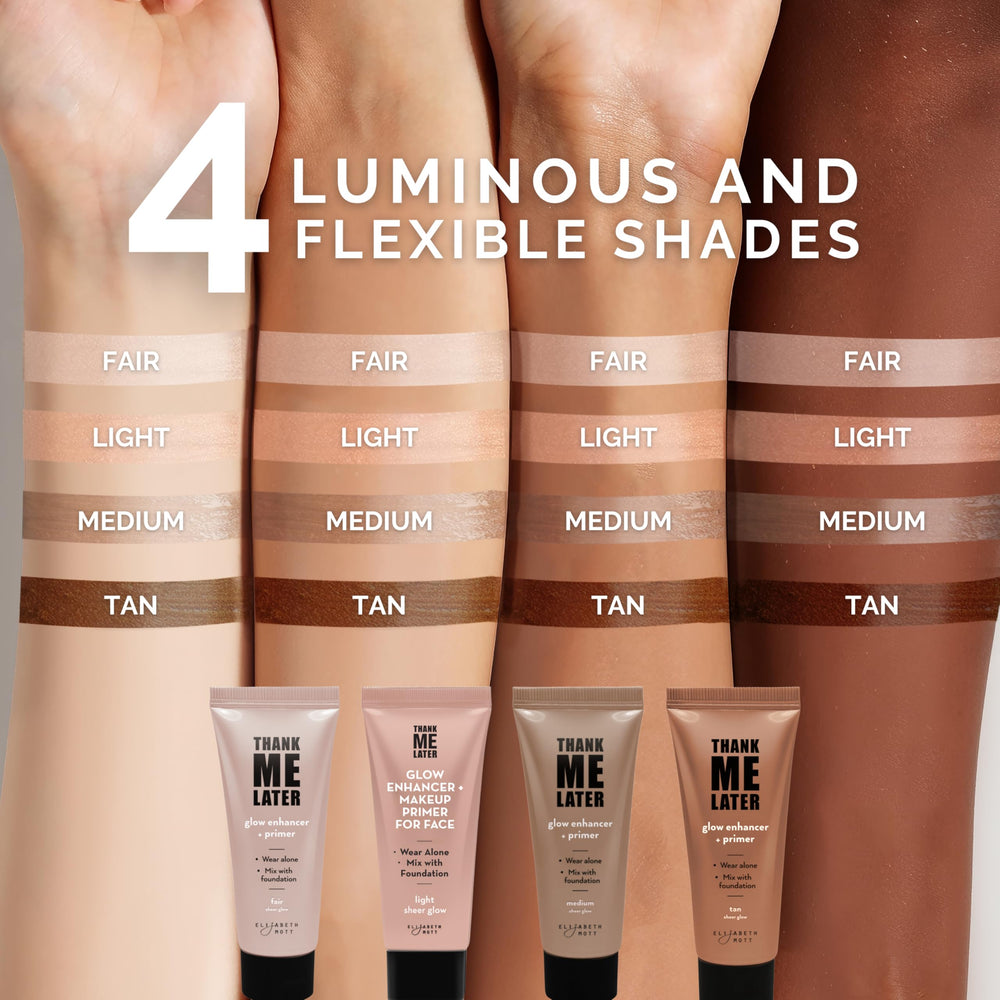 Elizabeth Mott Thank Me Later cruelty-free branding on packaging.