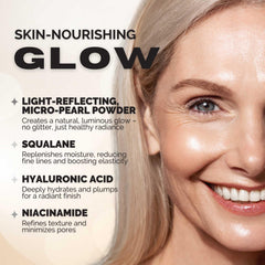 Elizabeth Mott Thank Me Later foundation mixed for subtle glow.