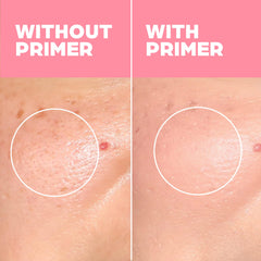 Texture swatch of Elizabeth Mott Thank Me Later Hydrating Primer showing smooth, weightless base