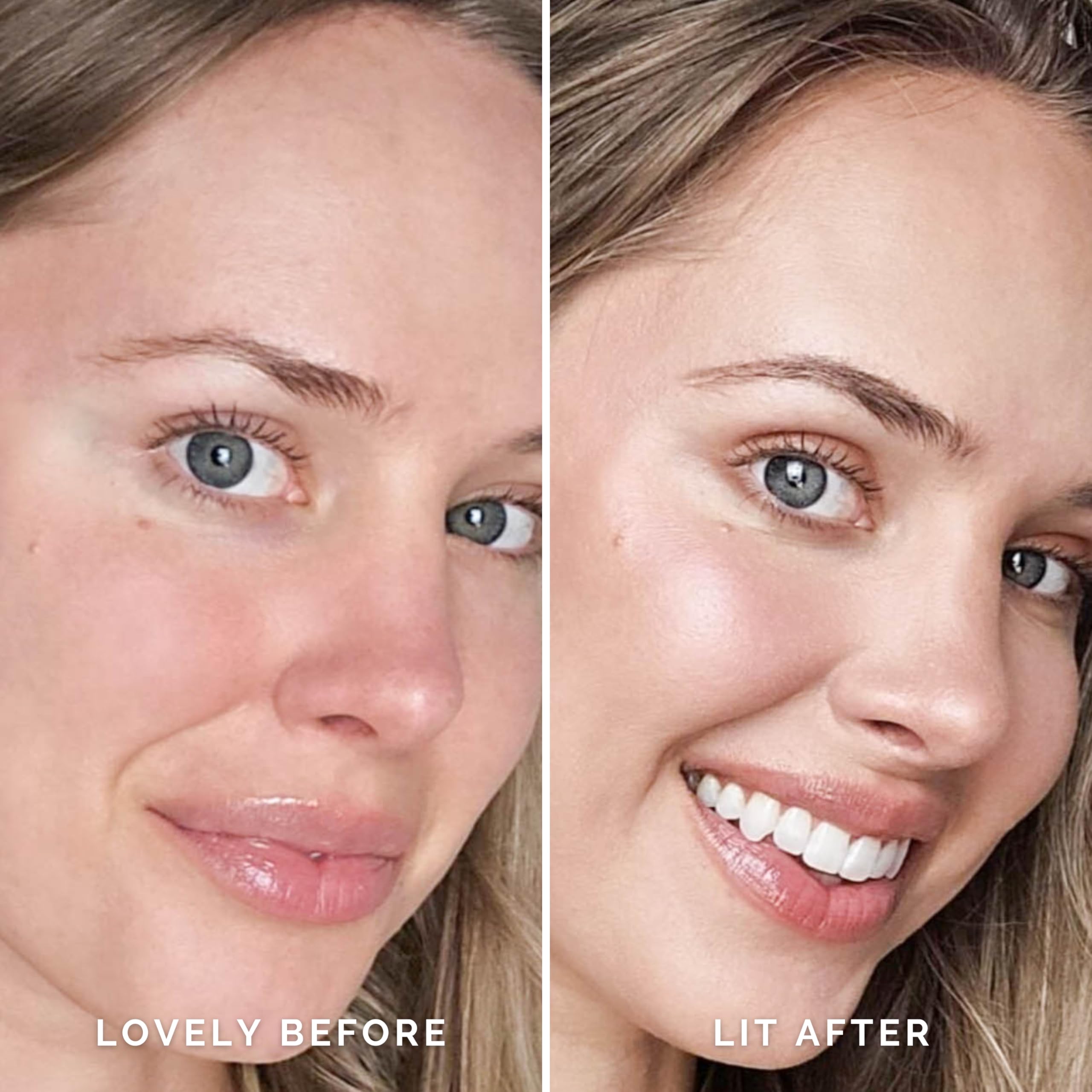 Elizabeth Mott Thank Me Later multi-use glow application on foundation.