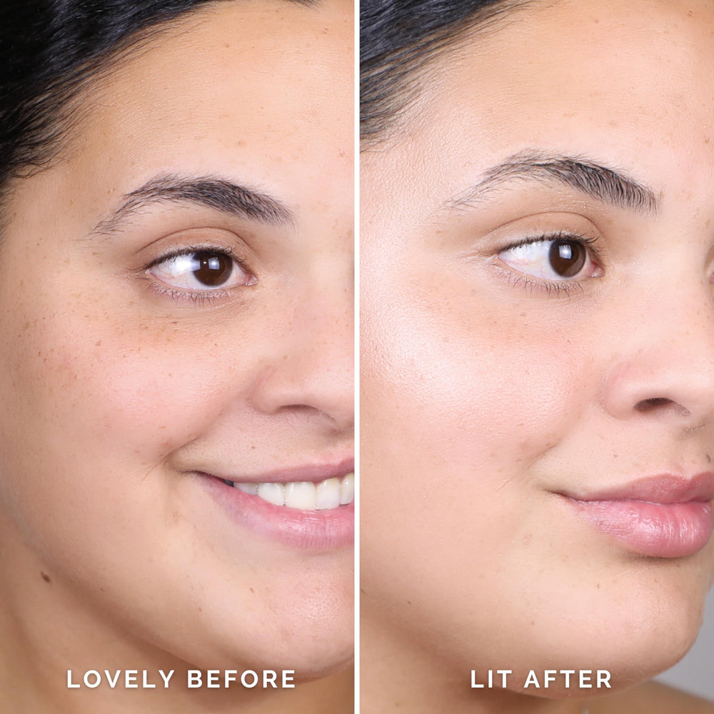 Elizabeth Mott Thank Me Later niacinamide refines texture on skin.