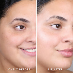 Elizabeth Mott Thank Me Later niacinamide refines texture on skin.
