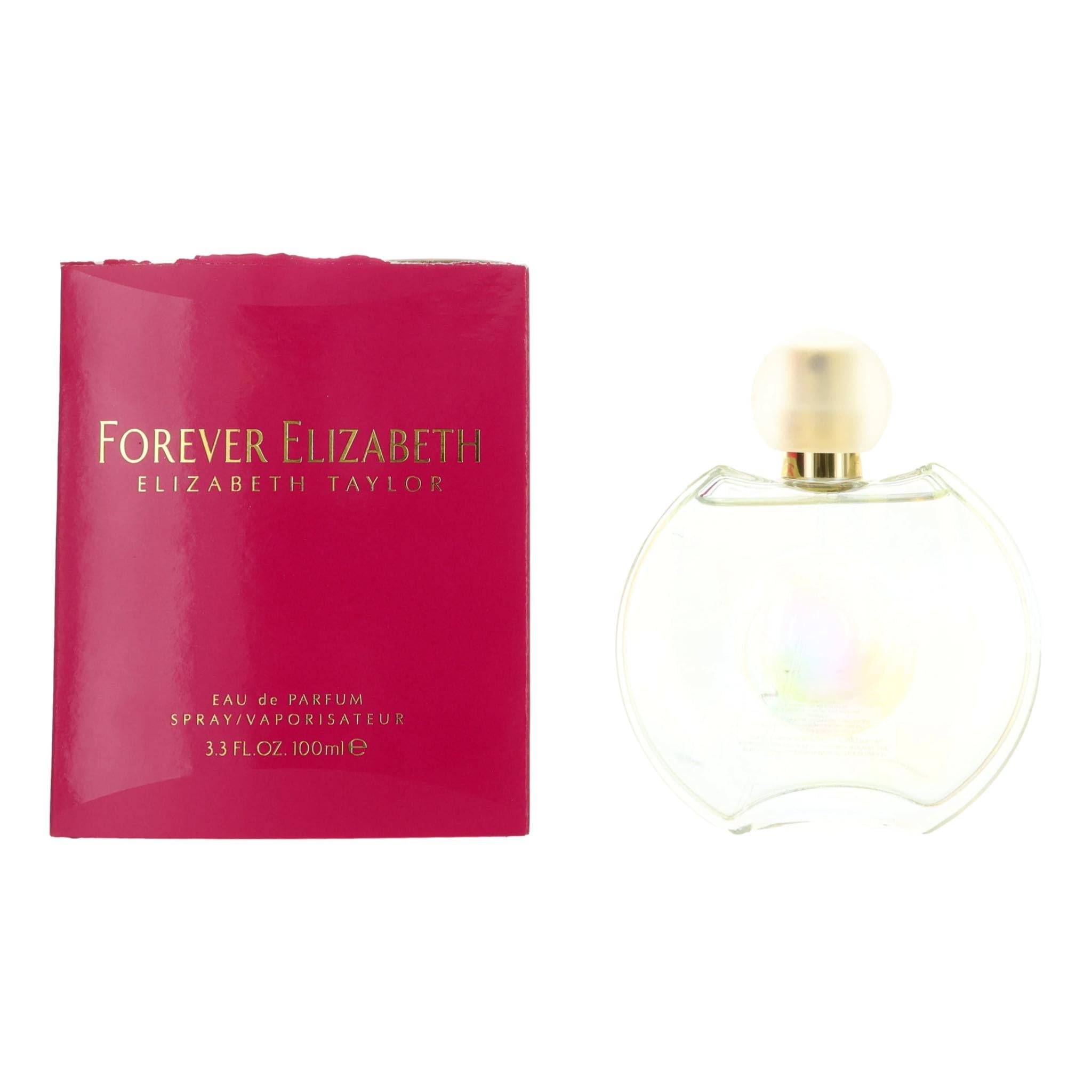 Forever Elizabeth bottle pour by Elizabeth Taylor, a timeless floral fragrance ideal for daily wear