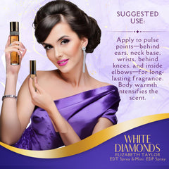 Elizabeth Taylor White Diamonds body wash delivers a gentle cleanse with a delicate aroma.