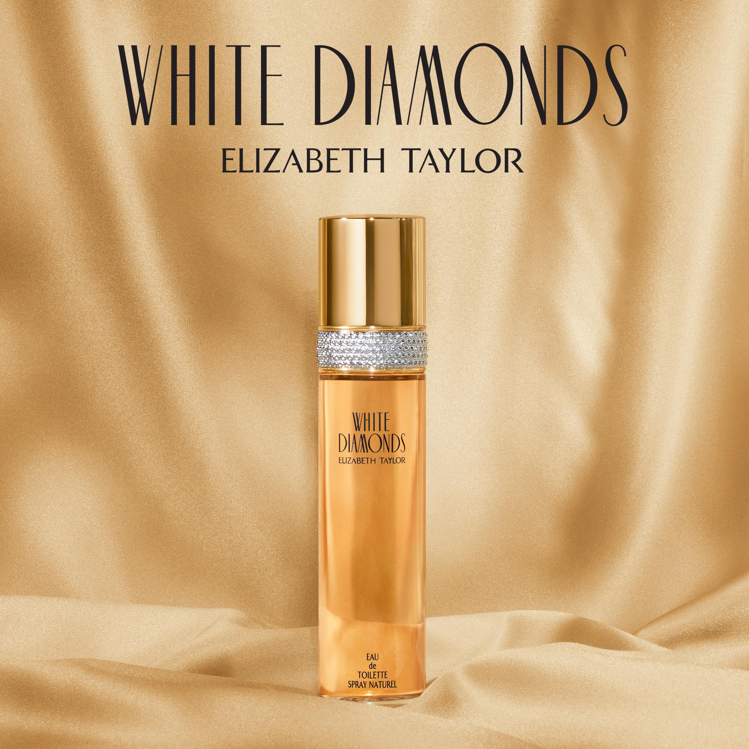 Elizabeth Taylor White Diamonds gift packaging offers a sophisticated present option.
