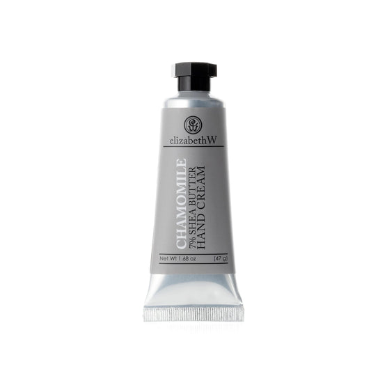 Elizabeth W chamomile hand cream texture close-up showing silky hydration