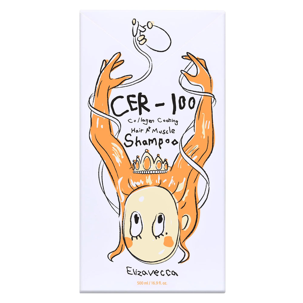 Elizavecca CER-100 foam lather demonstrates volumizing action for fuller strands