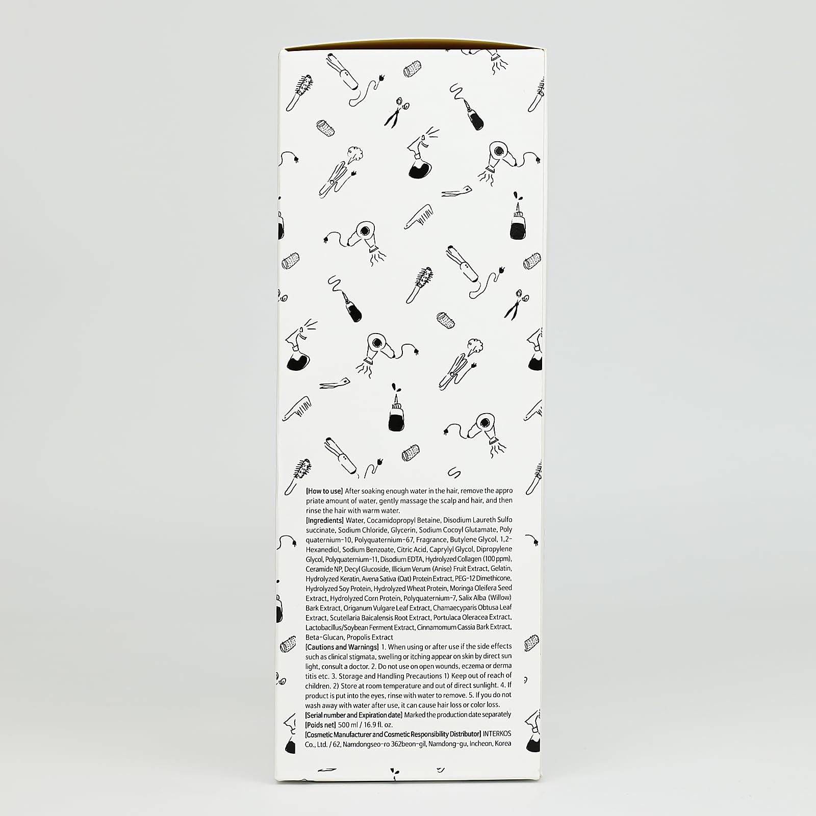 Elizavecca CER-100 premium packaging on shelf suggests salon-grade care