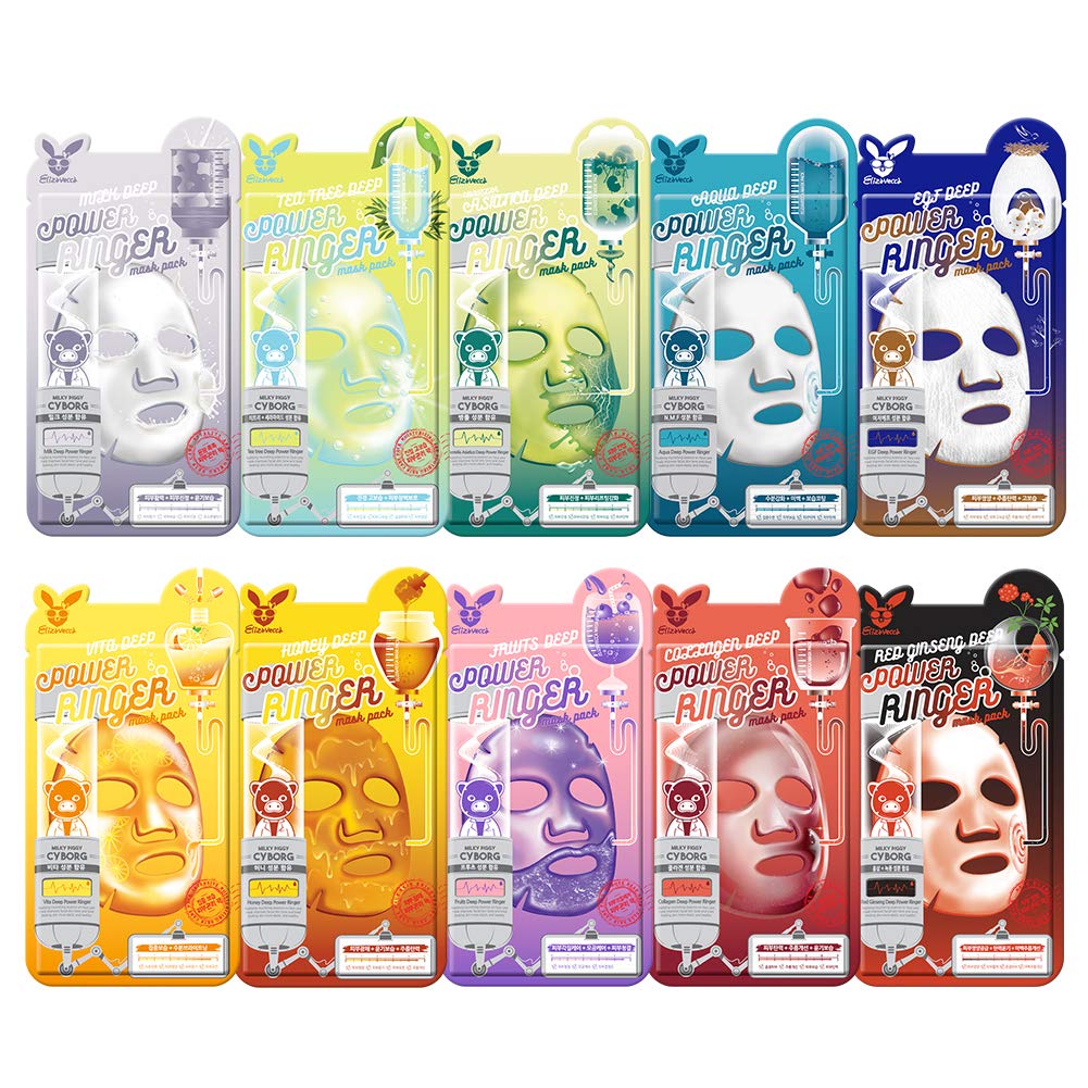 Elizavecca Deep Power Ringer 10 Types masks for varied hydration
