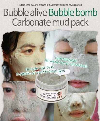 Elizavecca Milky Piggy carbonated bubble mask: charcoal extract focus for deep-clean results.
